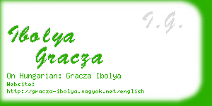 ibolya gracza business card